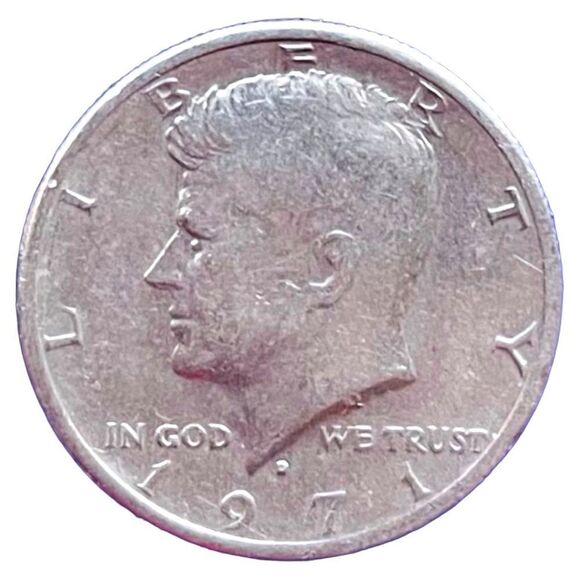 RARE COIN 1971-D JOHN F. KENNEDY HALF DOLLAR - Picture 4 of 16